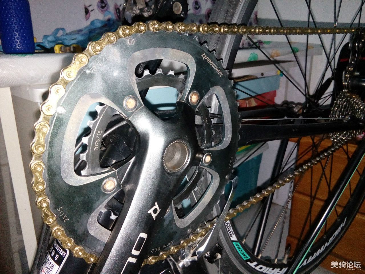 高效传动—taya onze-111 ti-gold公路车链条5000公里测 .