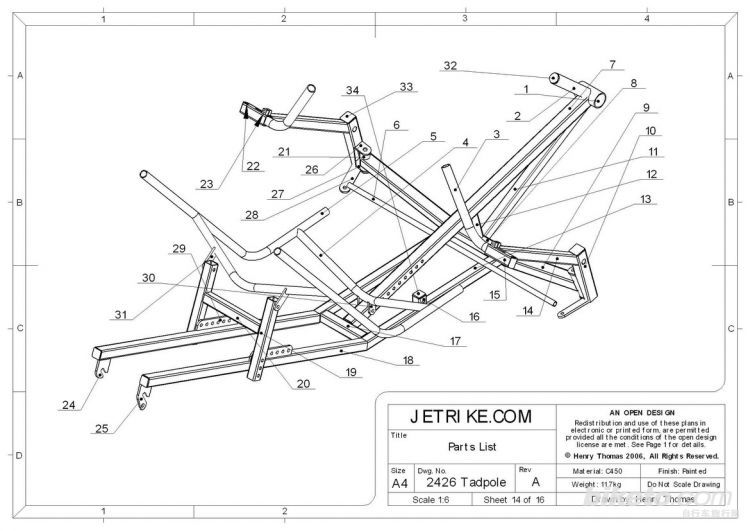 三轮躺车图纸_美骑|biketo自行车 - powered